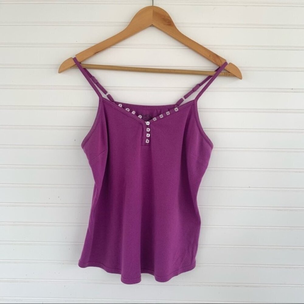 SO Wear It, Declare It Intimates Purple Spaghetti Strap Tank Size S